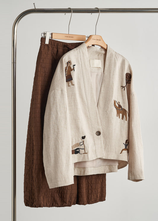 A Vintage Style Coat with Delicate Timeless Details