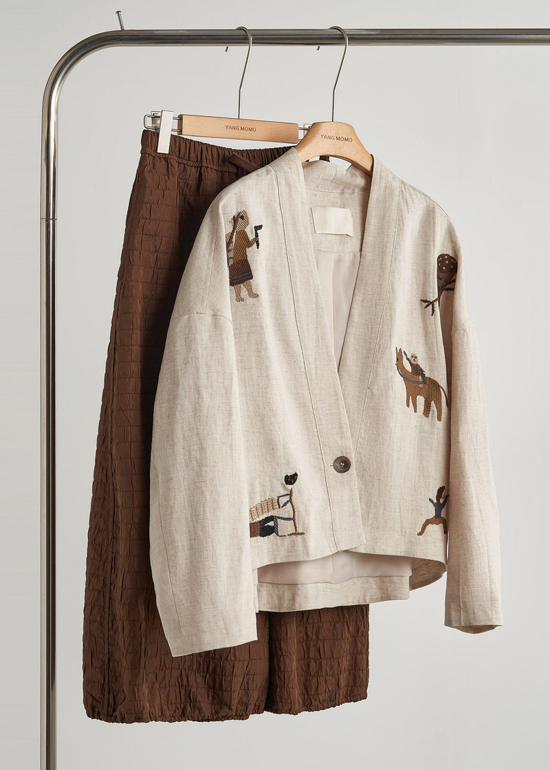 A Vintage Style Coat with Delicate Timeless Details
