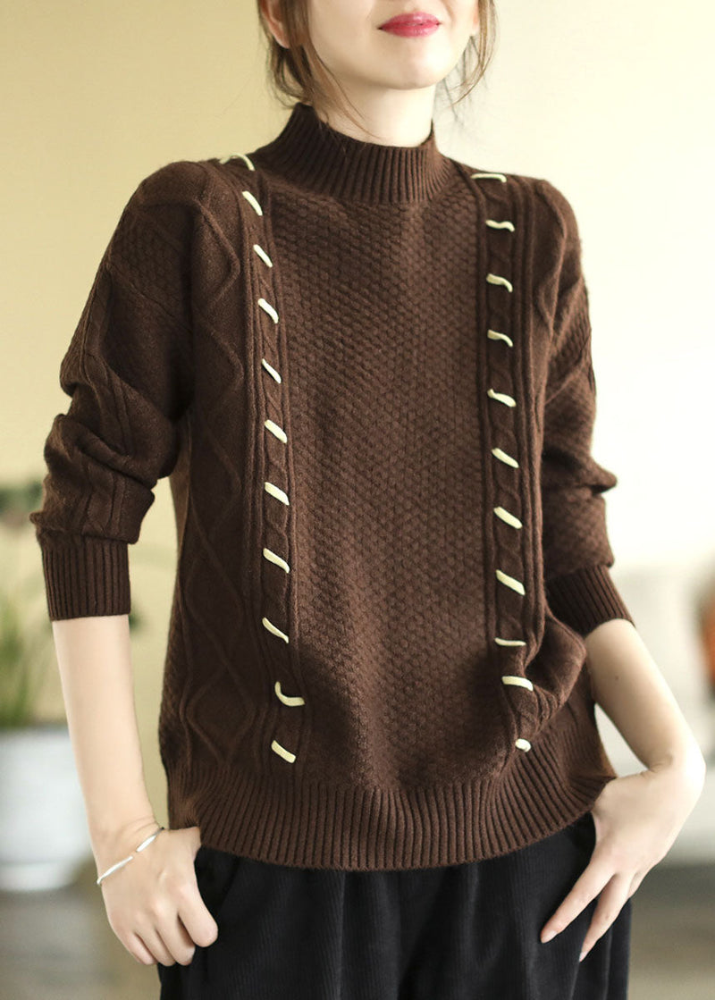A Vintage Style Sweater with Delicate Timeless Details