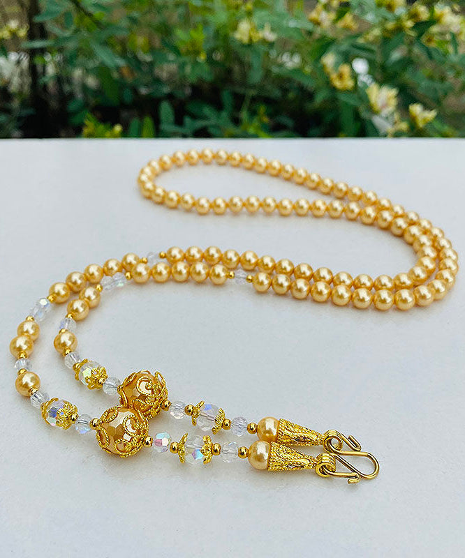 Vintage Handmade Gold Necklace