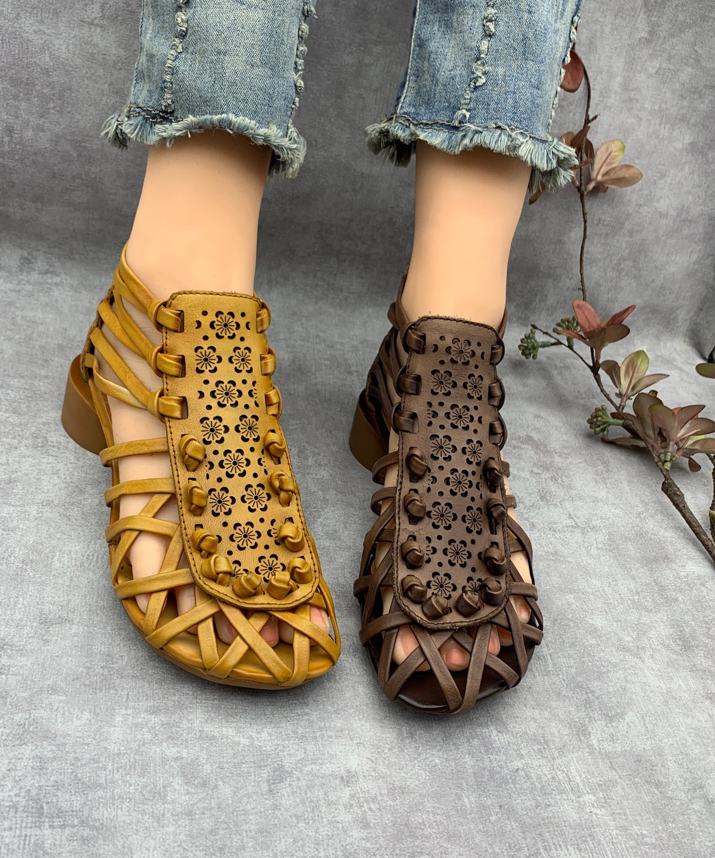 Vintage Inspired Orthopedic Sandals