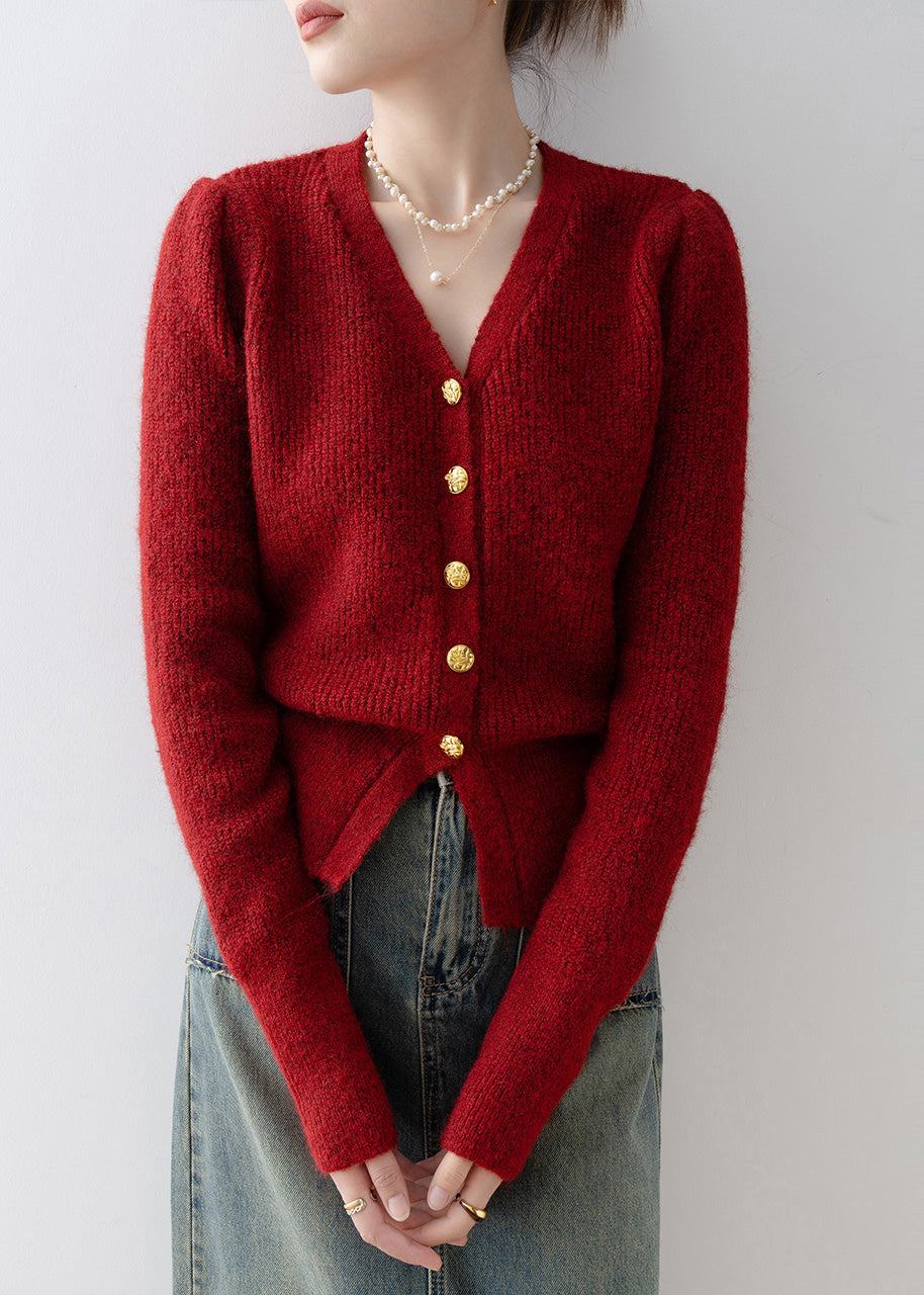 Classic Vintage Cardigan with a Flattering Fit