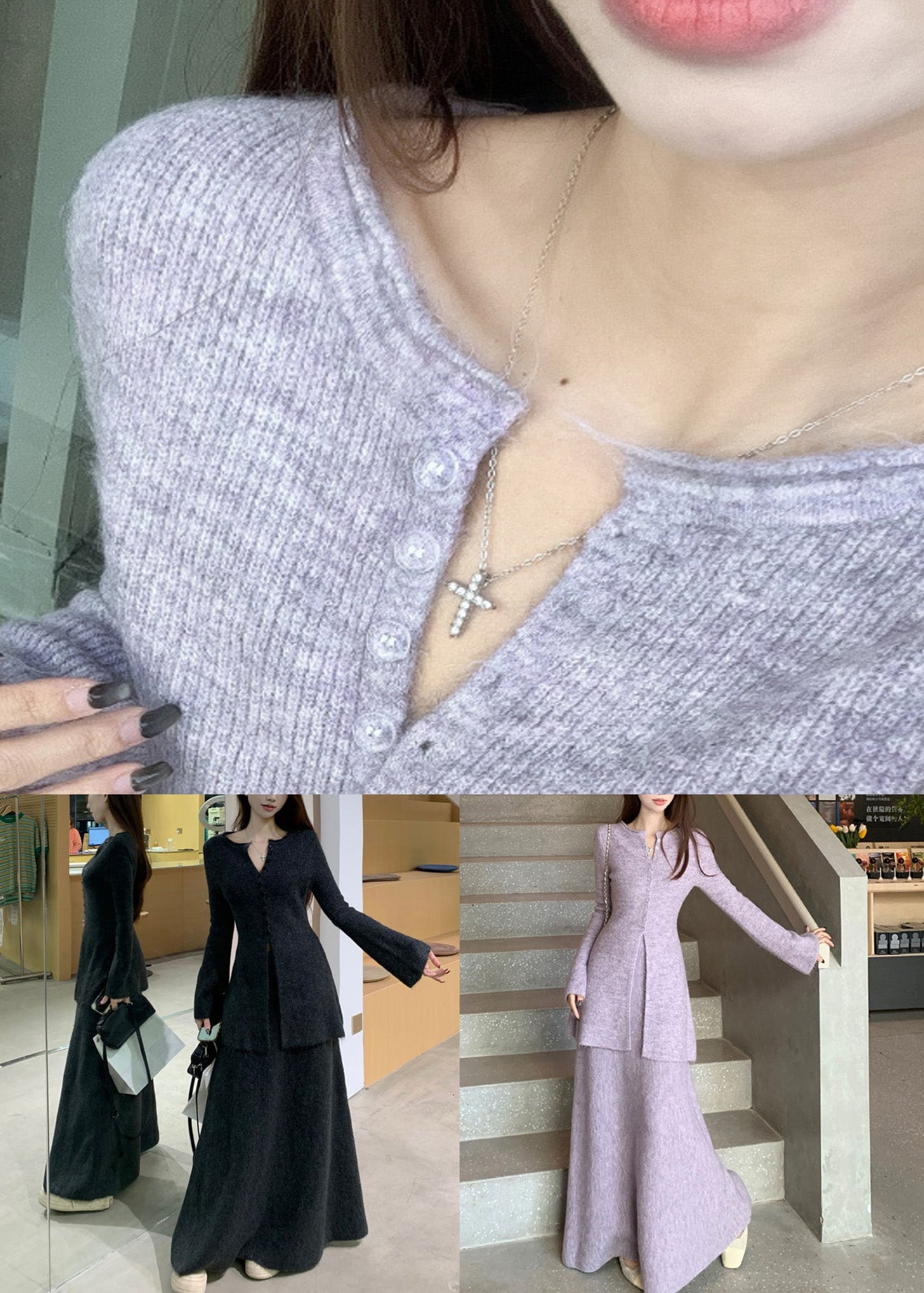 Well Tailored Sweater with a Graceful Silhouette