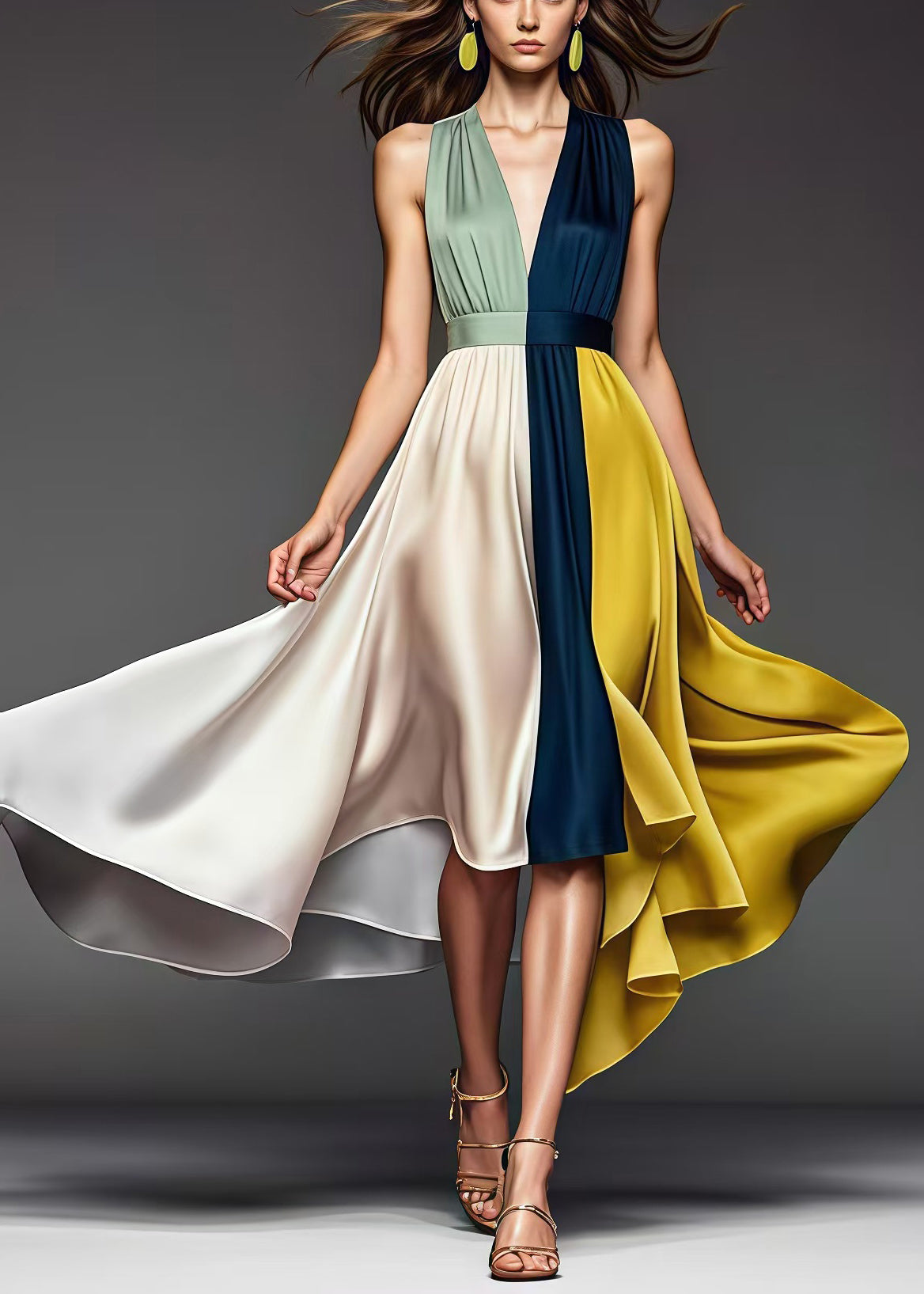 Classic Vintage Dress with a Flattering Fit