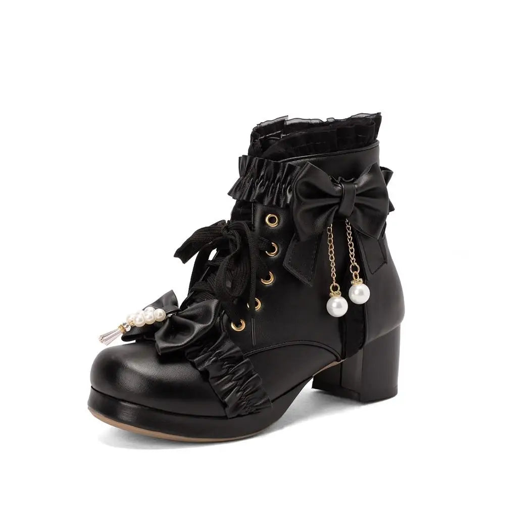 Vintage Inspired Orthopedic Boots