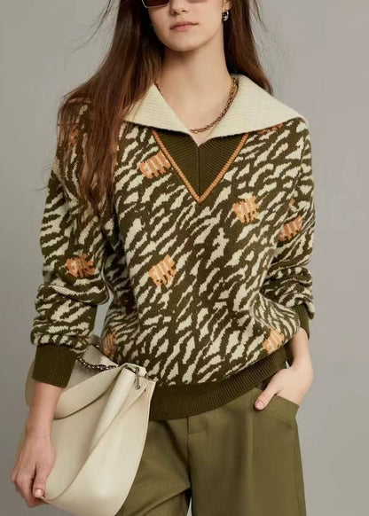 A Vintage Style Sweater with Delicate Timeless Details