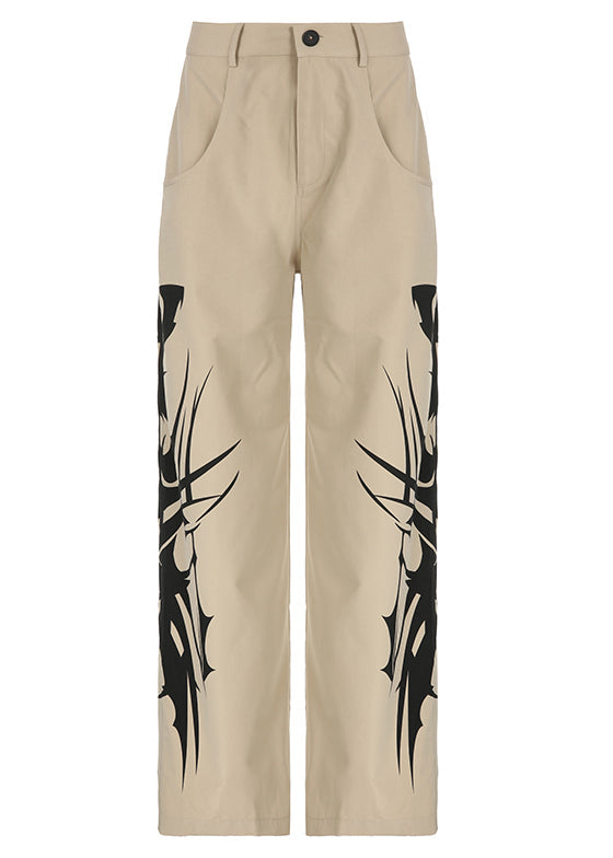 A Vintage Style Pants with Delicate Timeless Details