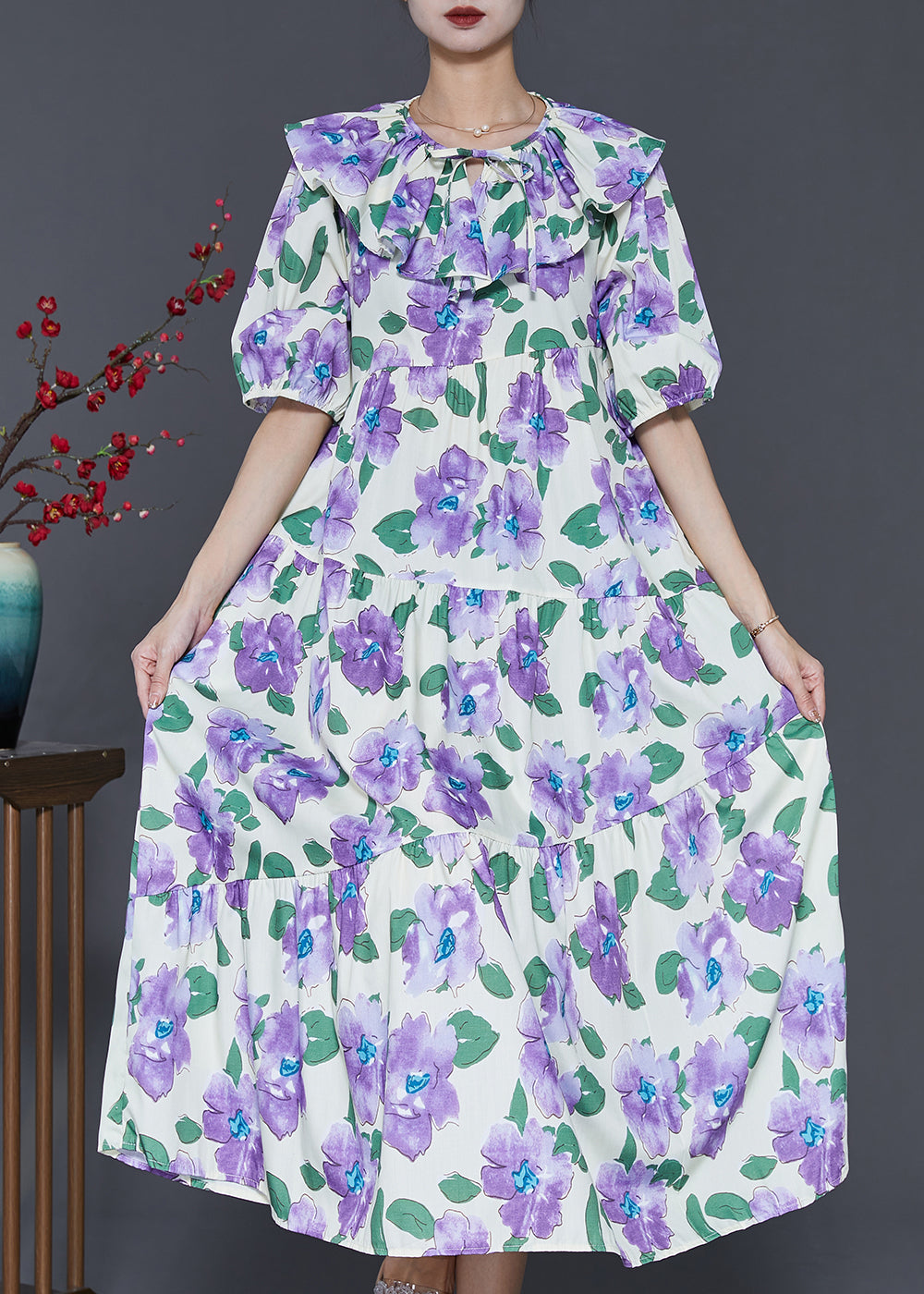 A Vintage Style Dress with Delicate Timeless Details
