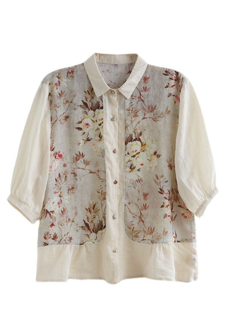 Classic Vintage Blouse with a Flattering Fit