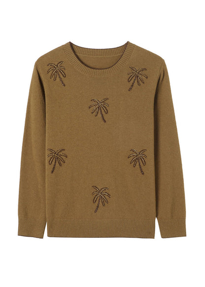 A Vintage Style Sweater with Delicate Timeless Details