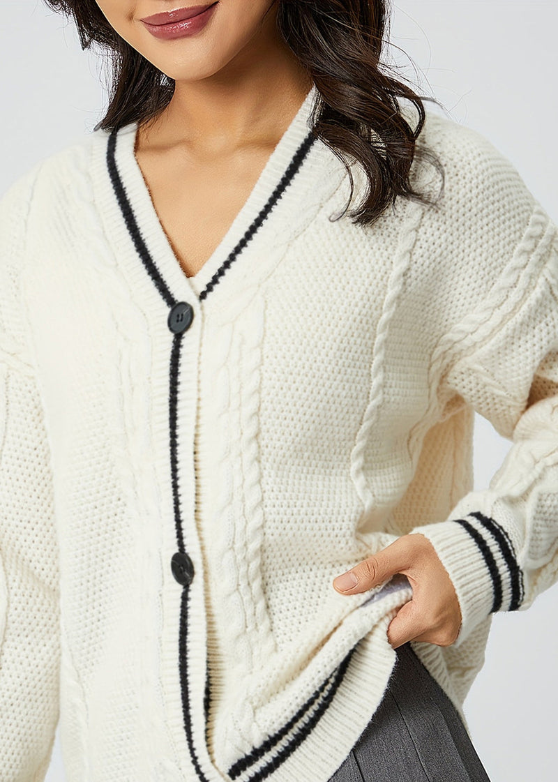 A Vintage Style Cardigan with Delicate Timeless Details