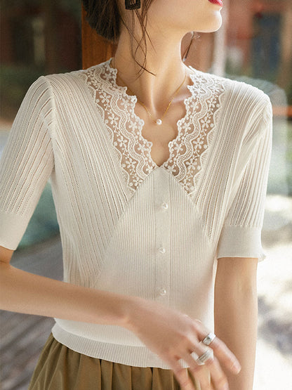 A Vintage Style Top with Delicate Timeless Details