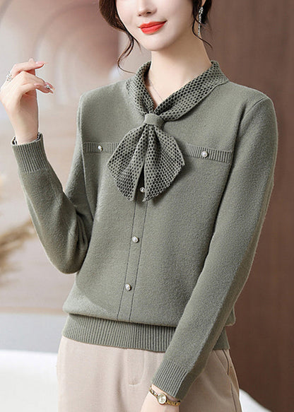 A Vintage Style Sweater with Delicate Timeless Details