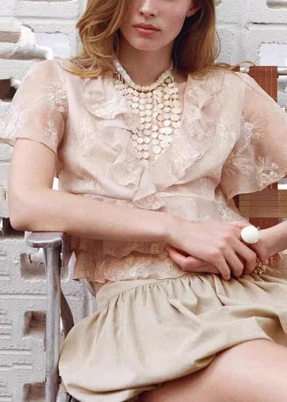 A Vintage Style Shirt with Delicate Timeless Details