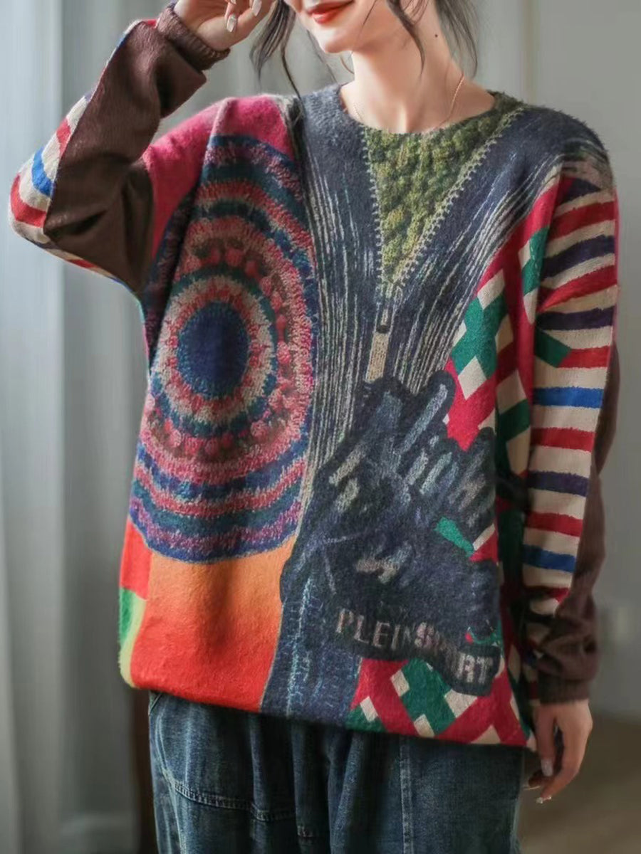 Classic Vintage Sweater with a Flattering Fit