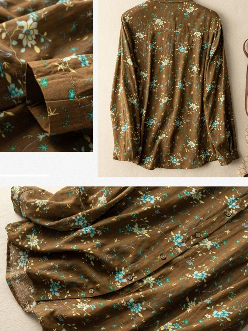 Classic Vintage Blouse with a Flattering Fit