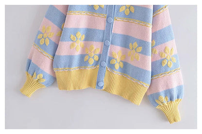A Vintage Style Cardigan with Delicate Timeless Details