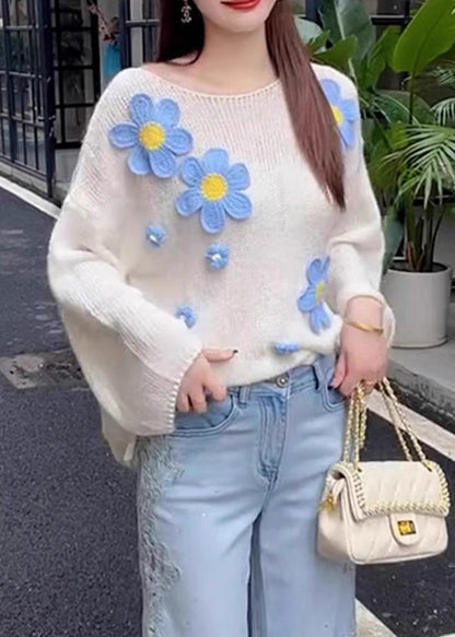 A Vintage Style Sweater with Delicate Timeless Details