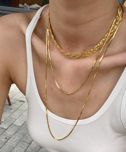 Beautiful Gold Necklace with Unique Style