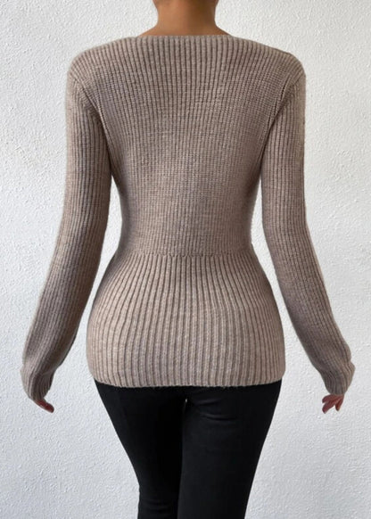 A Vintage Style Sweater with Delicate Timeless Details