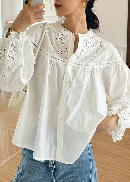 A Vintage Style Blouse with Delicate Timeless Details