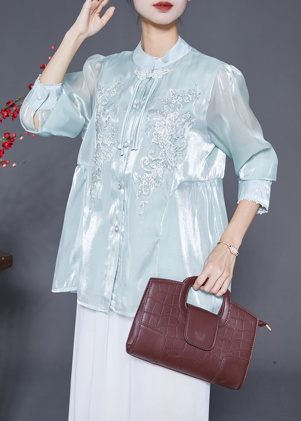Beautifully Finished Blouse in a Timeless Design