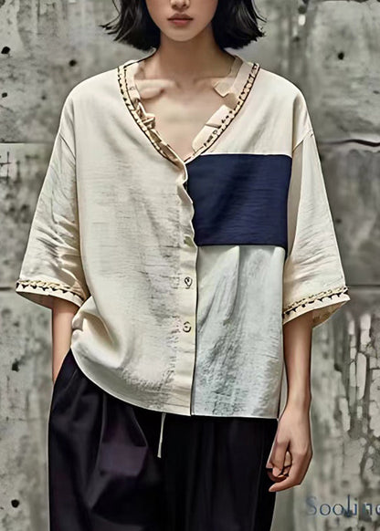 A Vintage Style Shirt with Delicate Timeless Details