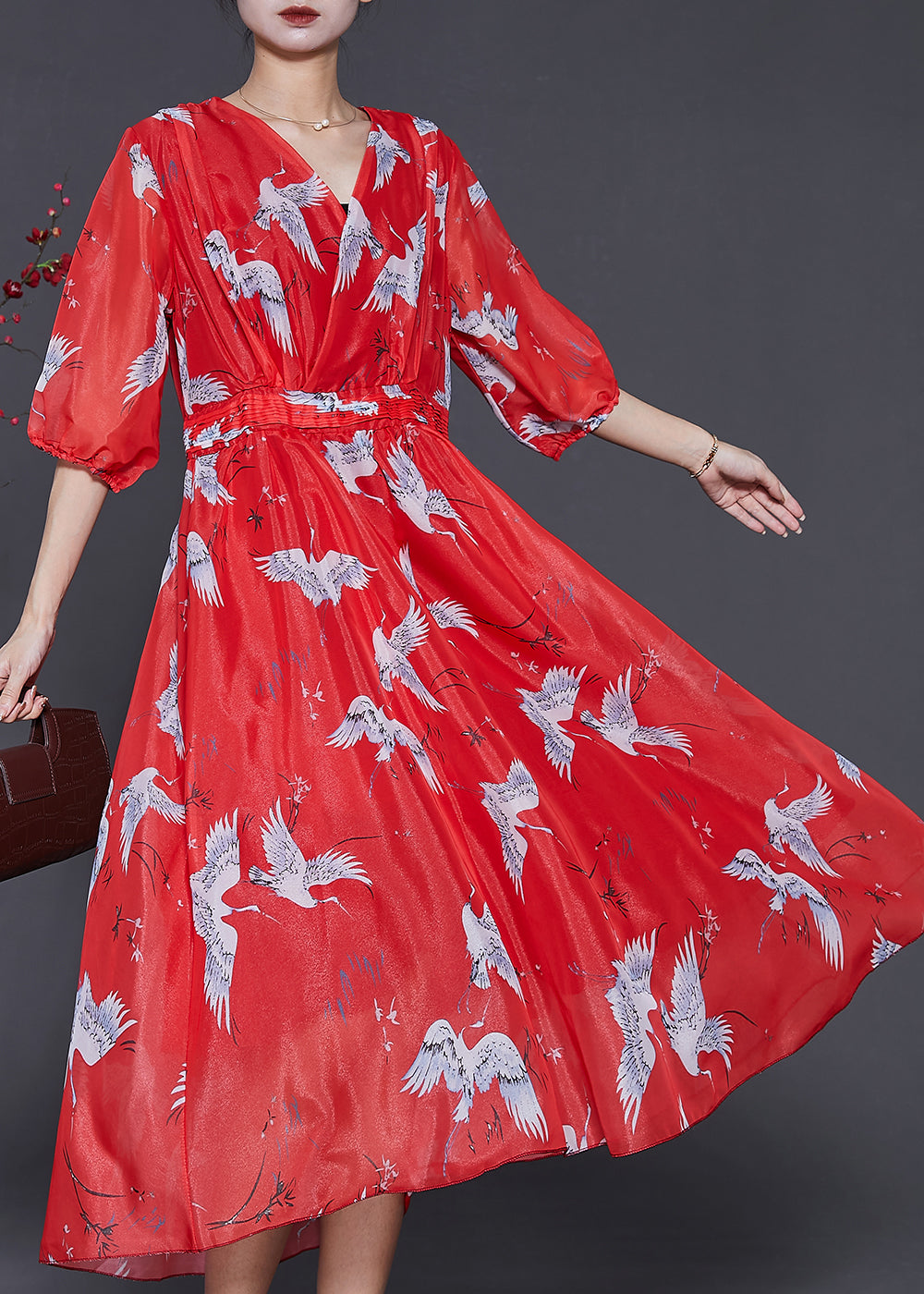 Classic Vintage Dress with a Flattering Fit