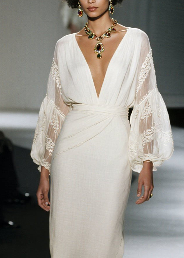 A Vintage Style Dress with Delicate Timeless Details