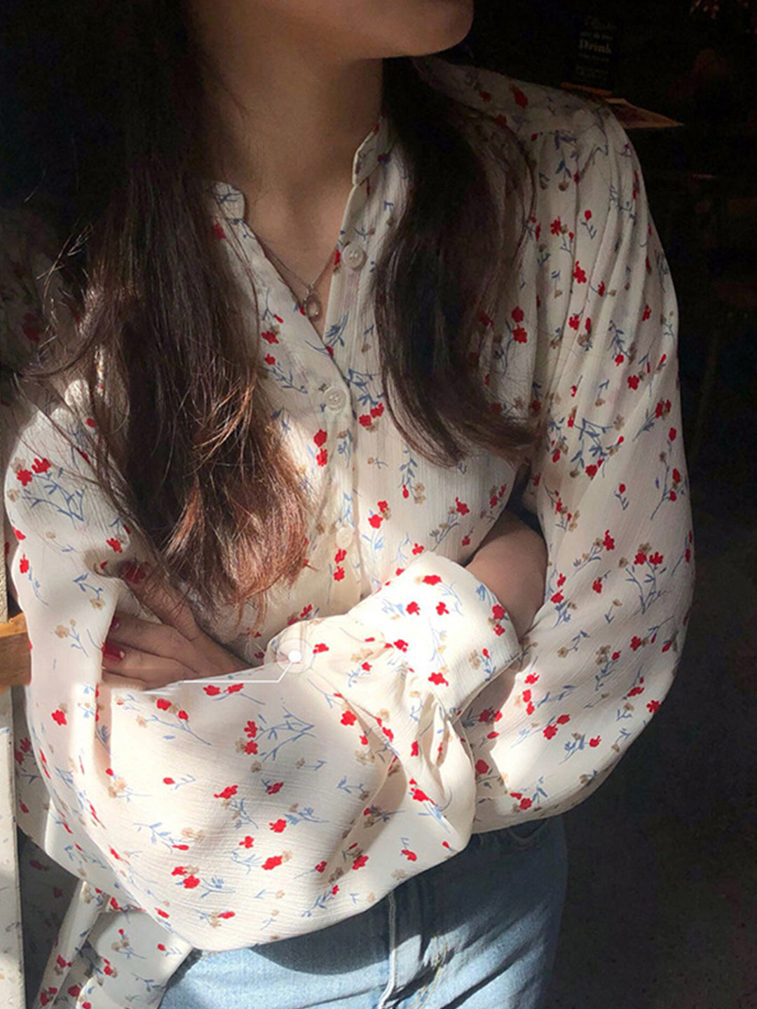Classic Vintage Blouse with a Flattering Fit
