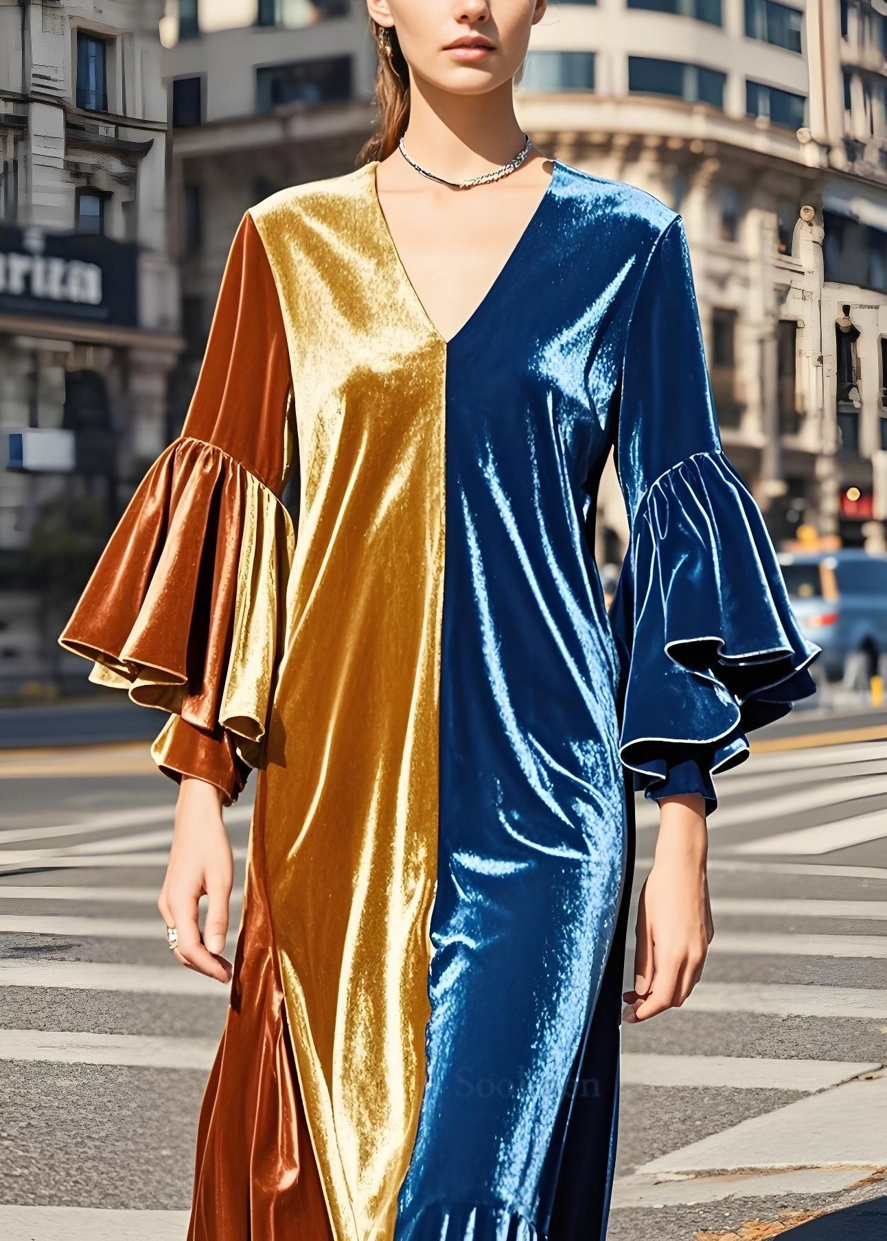 Well Tailored Dress with a Graceful Silhouette