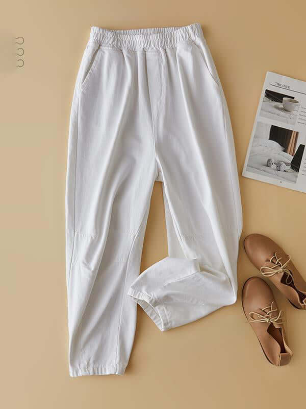 A Vintage Style Pants with Delicate Timeless Details