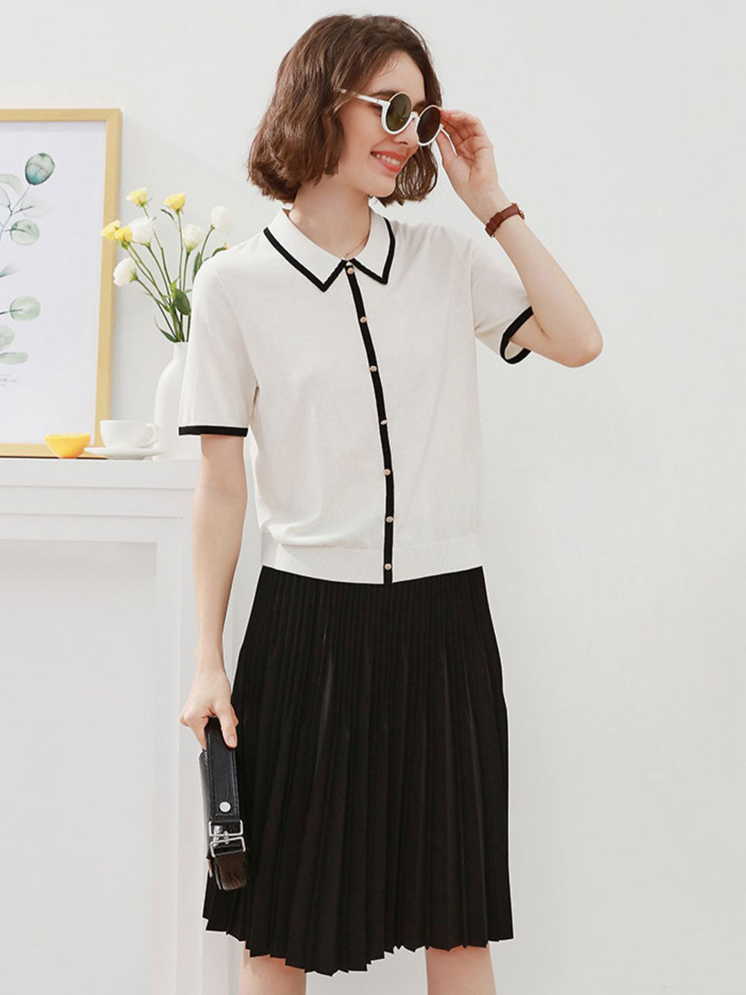 Classic Vintage Top with a Flattering Fit