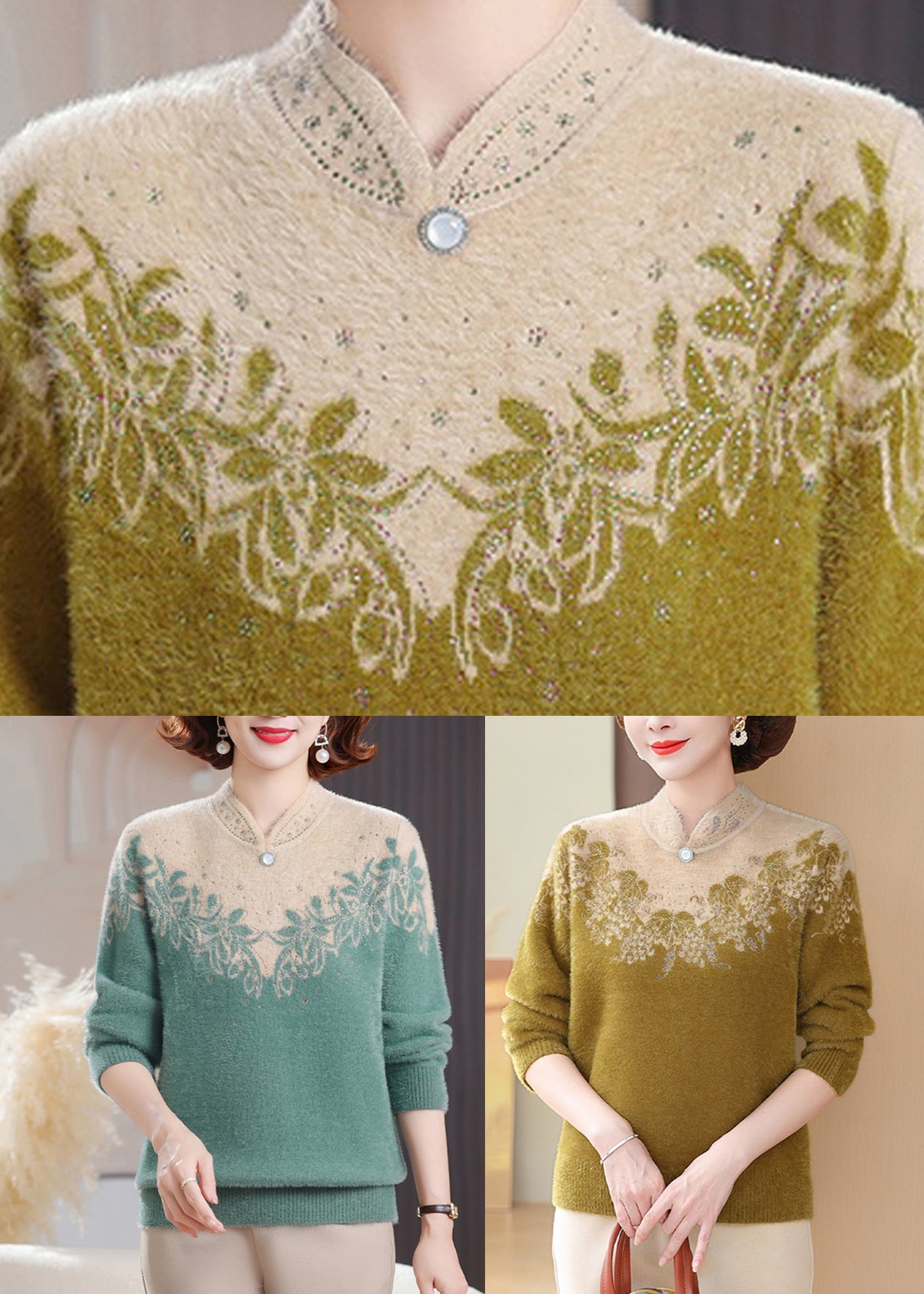Well Tailored Sweater with a Graceful Silhouette