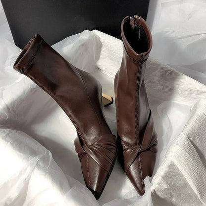 Chic Orthopedic Boots with Unique Design