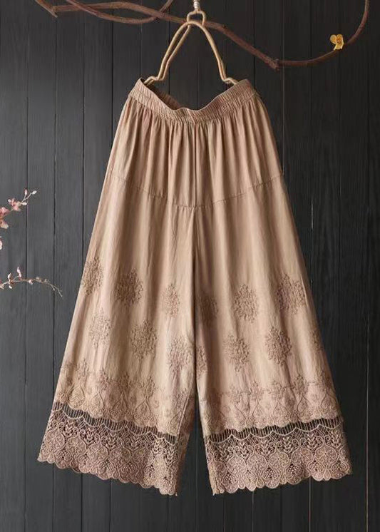 A Vintage Style Pants with Delicate Timeless Details