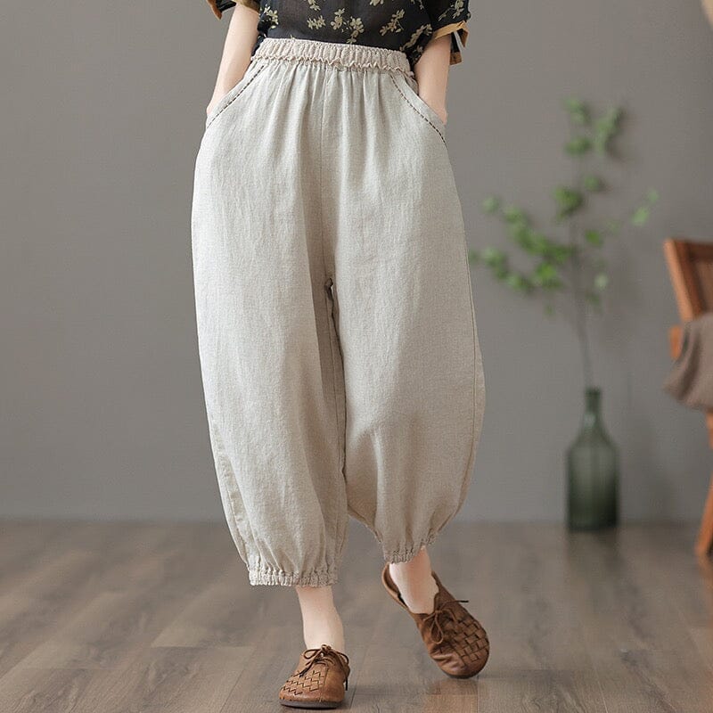 A Vintage Style Pants with Delicate Timeless Details