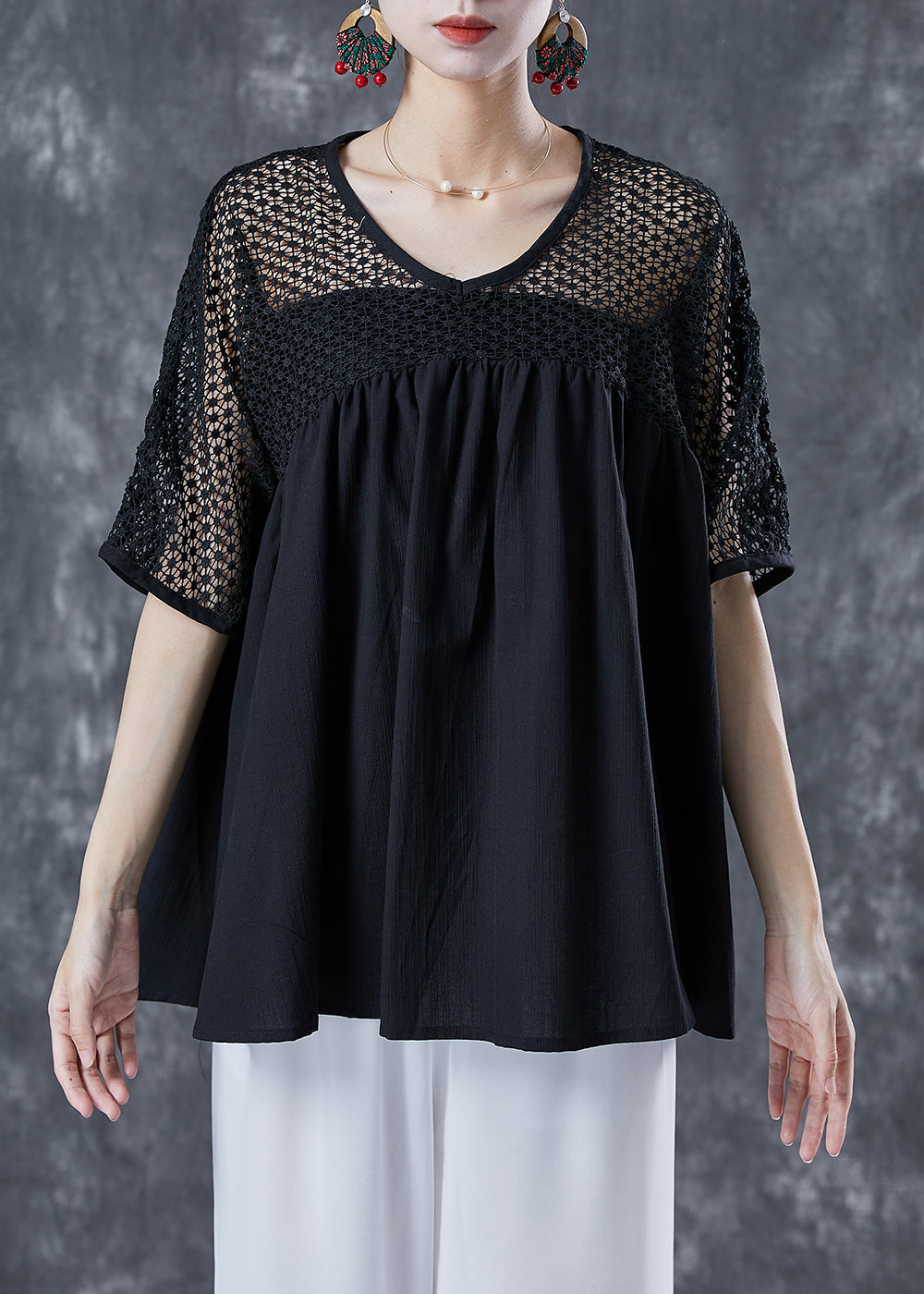 Gracefully Styled Blouse for Any Occasion