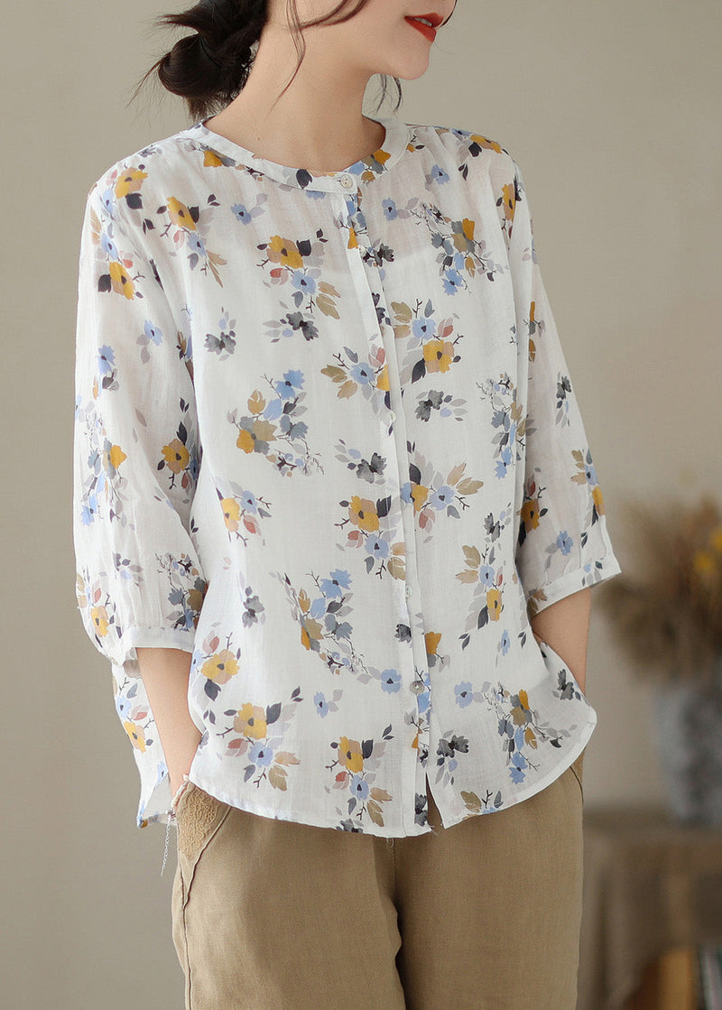A Vintage Style Shirt with Delicate Timeless Details
