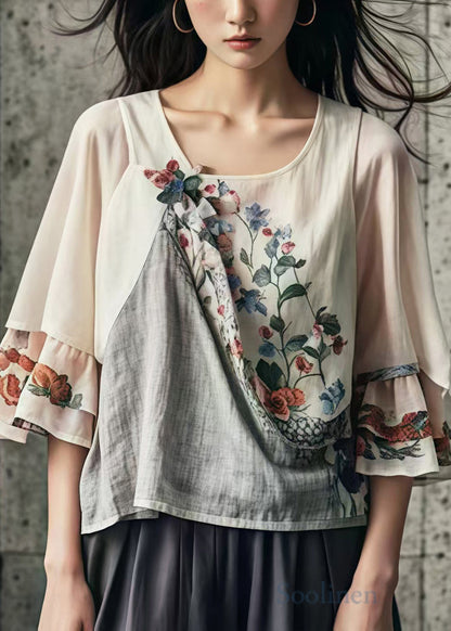 A Vintage Style Blouse with Delicate Timeless Details