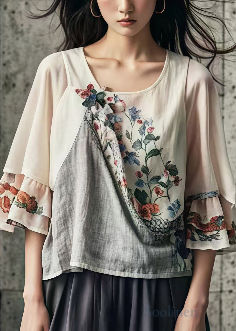A Vintage Style Blouse with Delicate Timeless Details