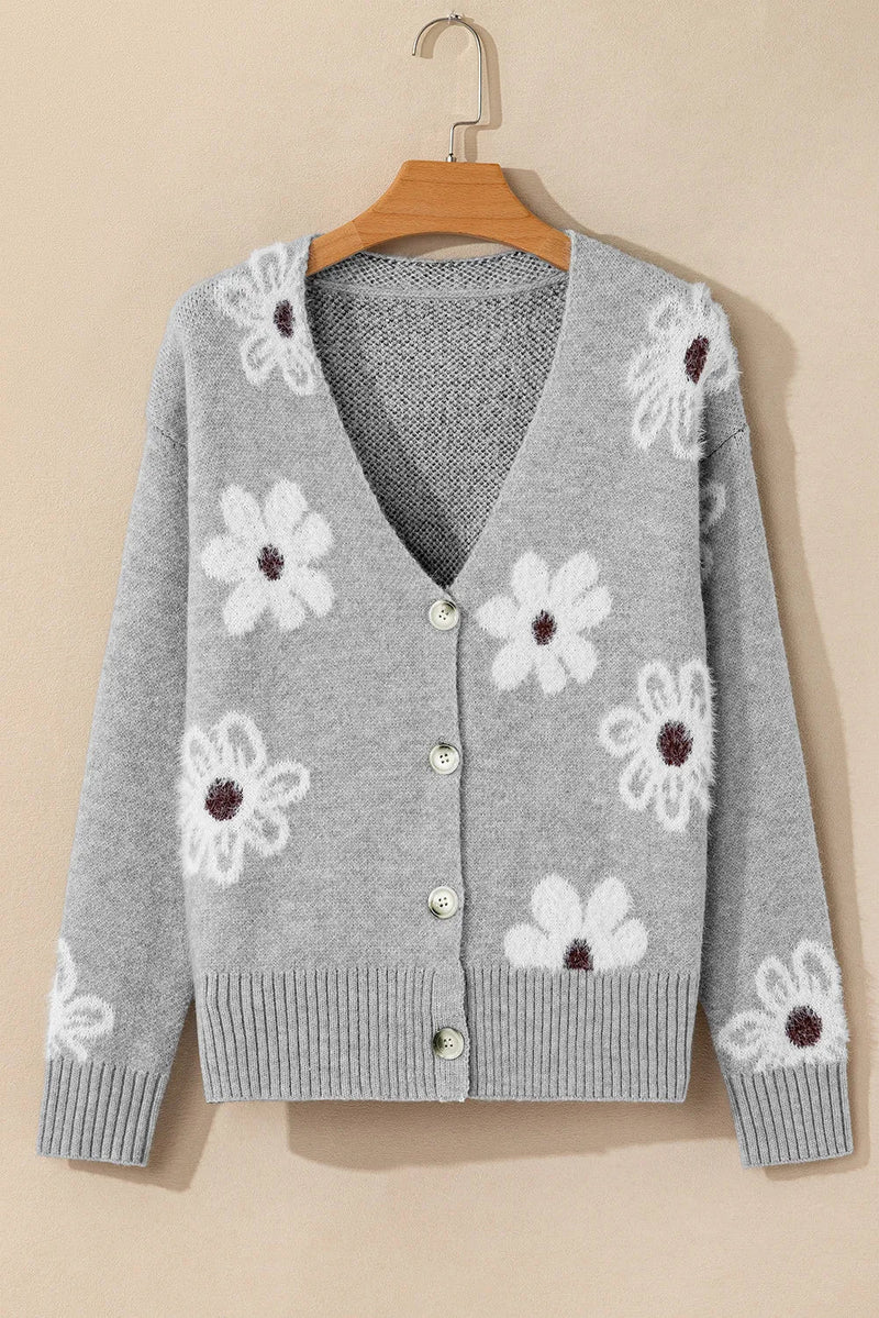 Well Tailored Cardigan with a Graceful Silhouette