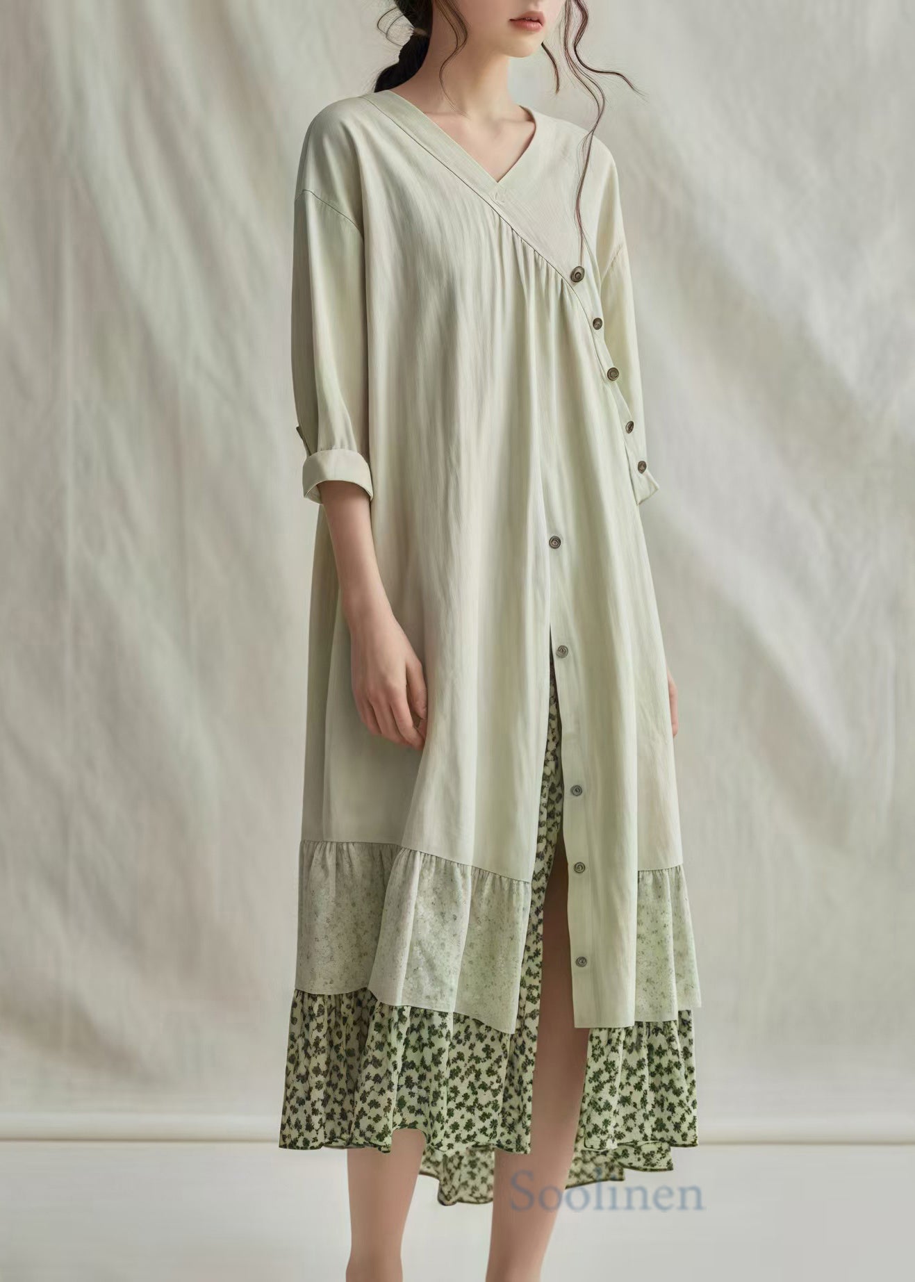 A Vintage Style Dress with Delicate Timeless Details