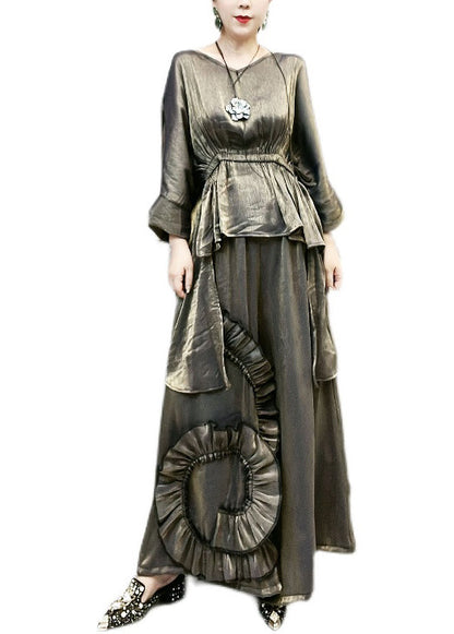 A Vintage Style Pants with Delicate Timeless Details