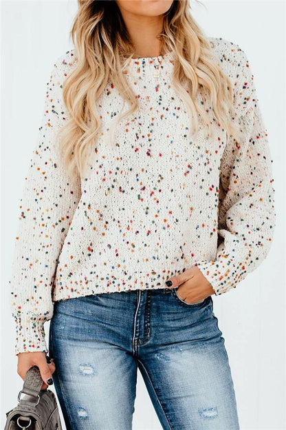 A Vintage Style Sweater with Delicate Timeless Details