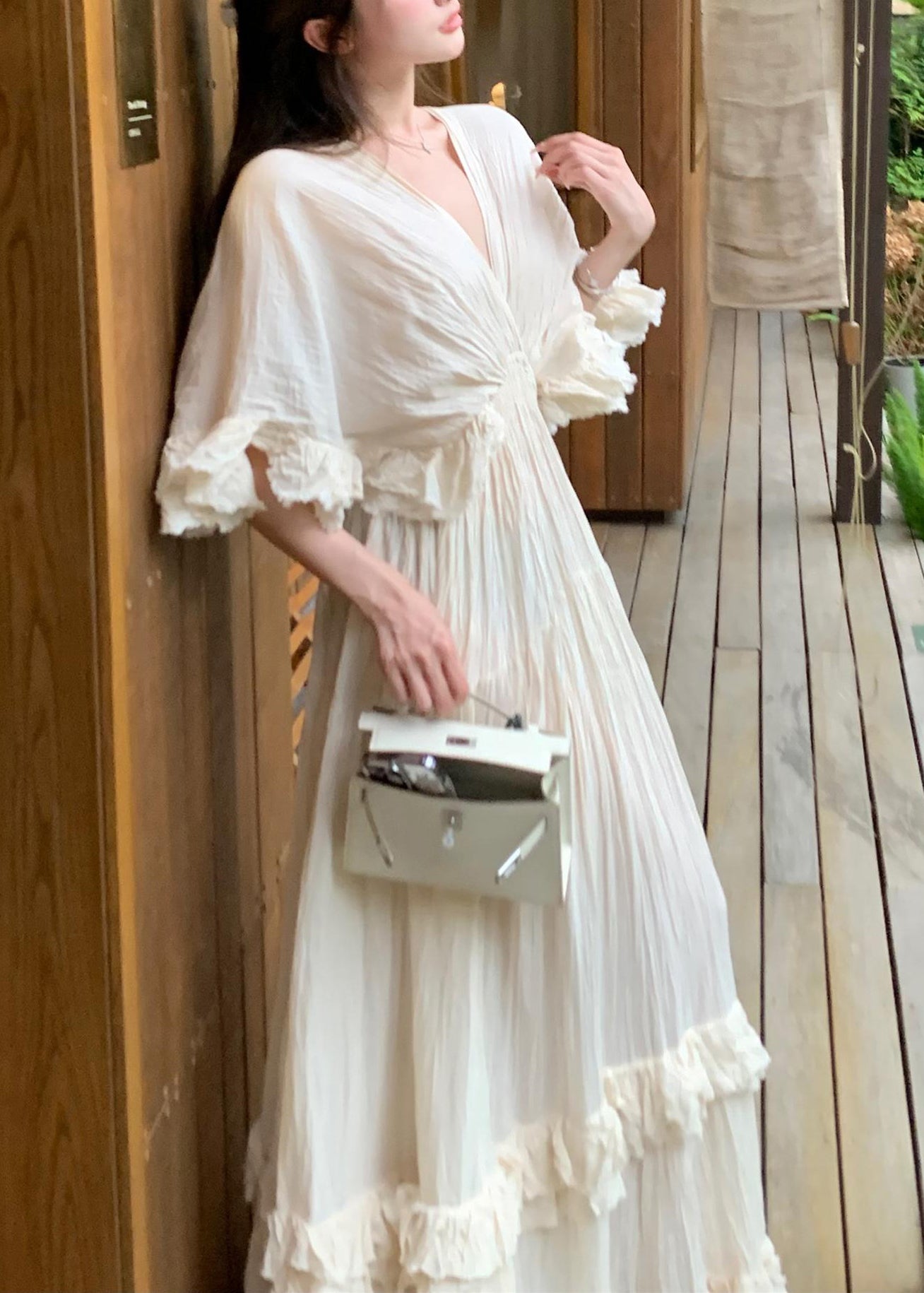 A Vintage Style Dress with Delicate Timeless Details