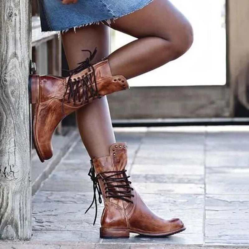 Vintage Inspired Orthopedic Boots