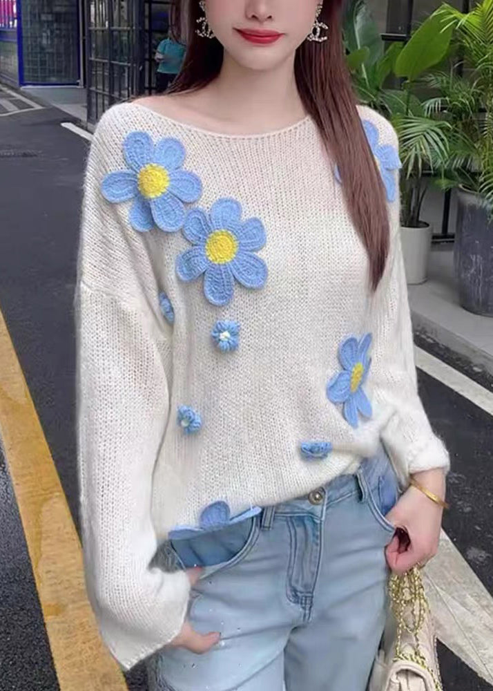 A Vintage Style Sweater with Delicate Timeless Details