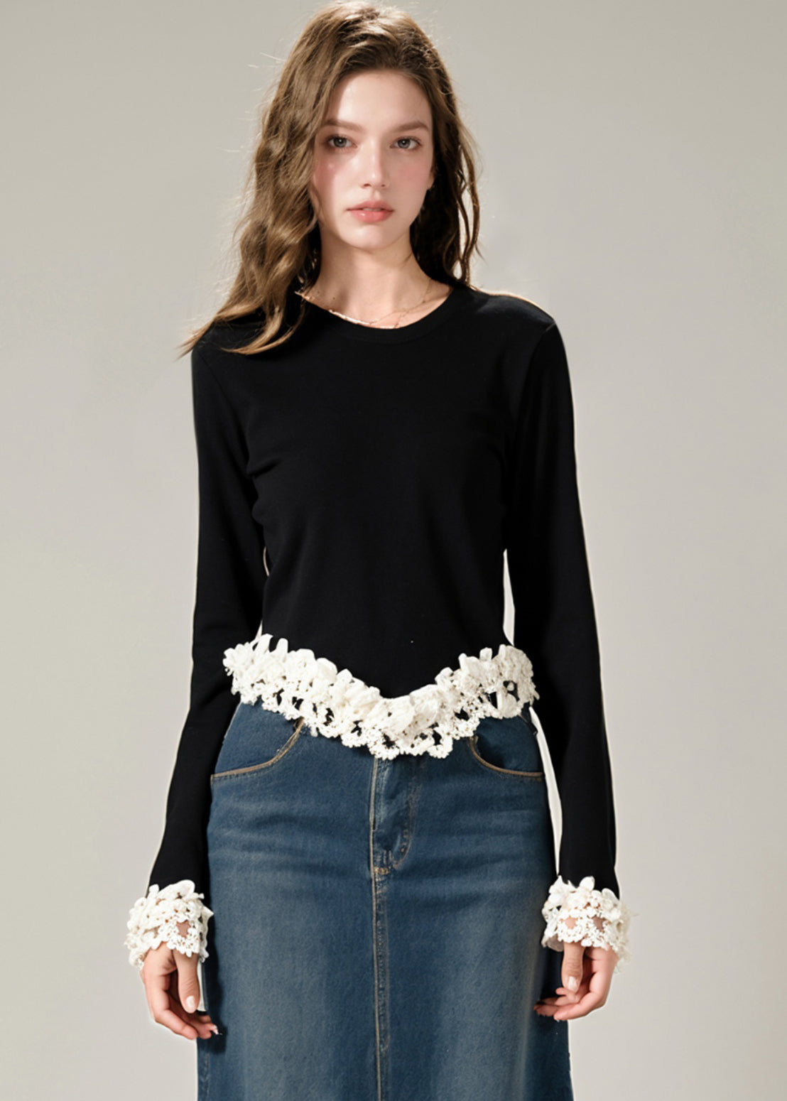 Vintage Inspired Sweater with a Contemporary Edge