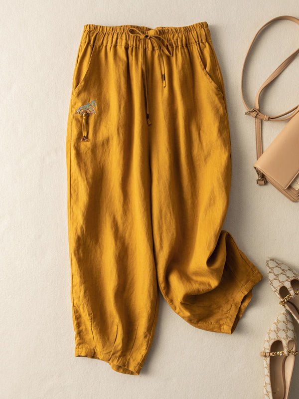 A Vintage Style Pants with Delicate Timeless Details